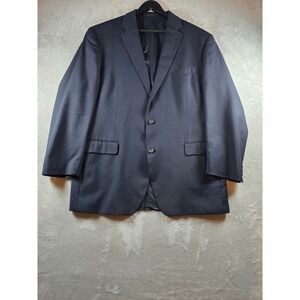 Lauren Ralph Lauren Blazer Mens 48L Blue Striped Lord &Taylor Wool Sport Coat